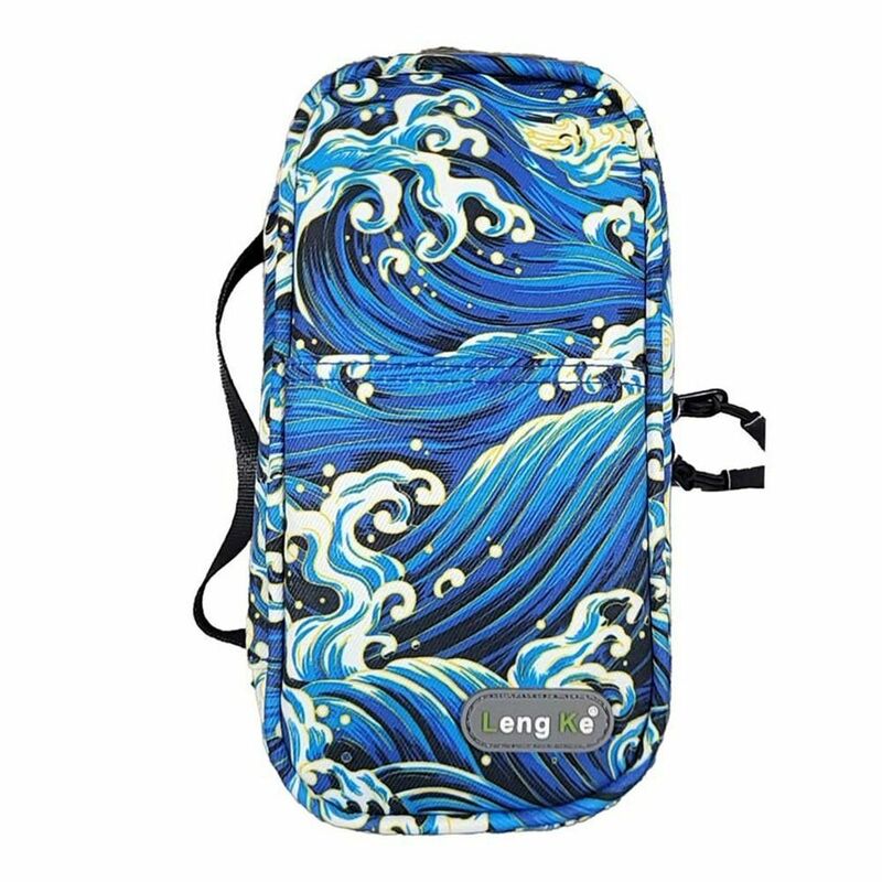 Oxford Cloth Insulin Cooling Bag Simple Floral Pattern Waterproof Insulin Cooler Pen Bag Diabetics