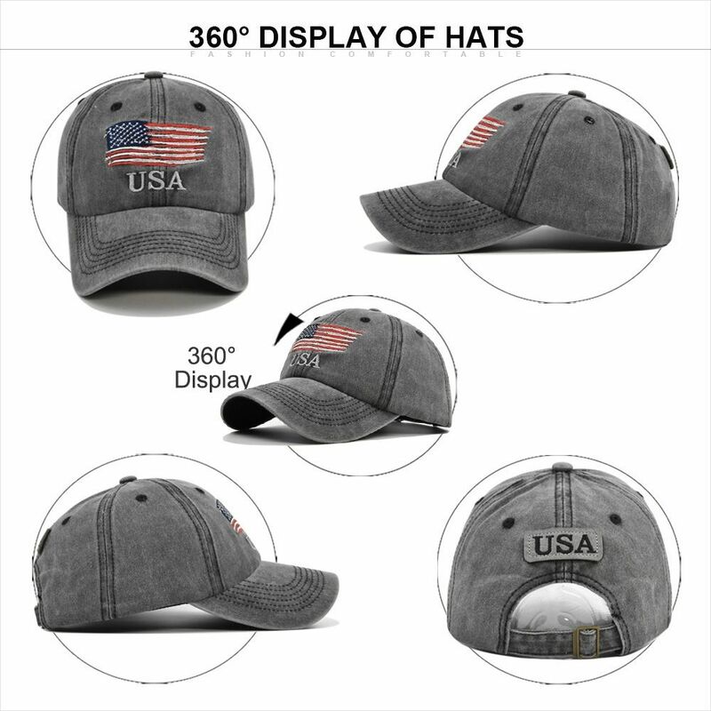 Adjustable Baseball Cap Sport Caps Washed Dad Hats Hip Hop Hat Camouflage Casual Snapback Hat Trucker