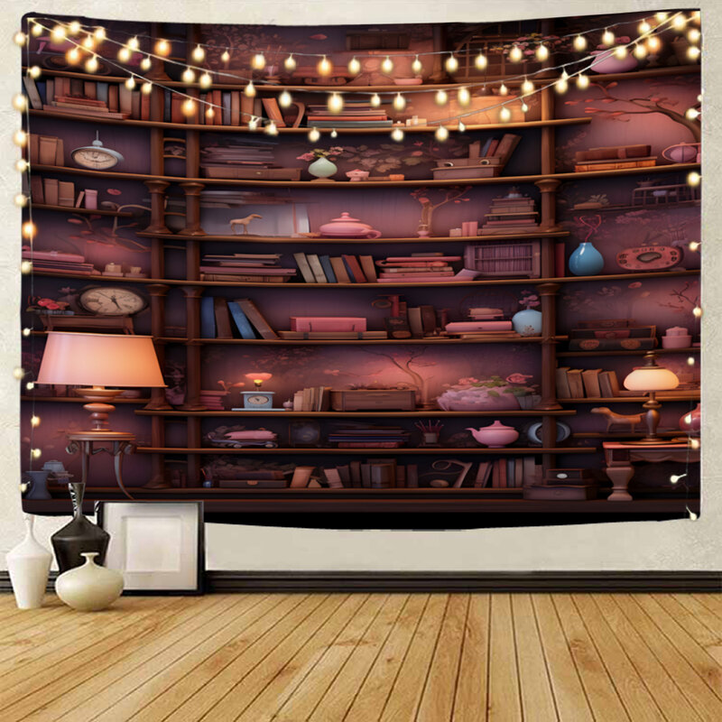 Bookshelves, bookcases, background decorations, tapestries, living rooms, bookcases, background decorations, tapestries
