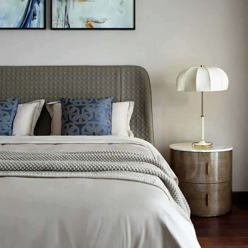 Современная изумрудная настольная лампа в стиле ретро для гостиной, прикроватный дизайн в европейском стиле для спальни, декоративная настольная лампа для гостевой комнаты