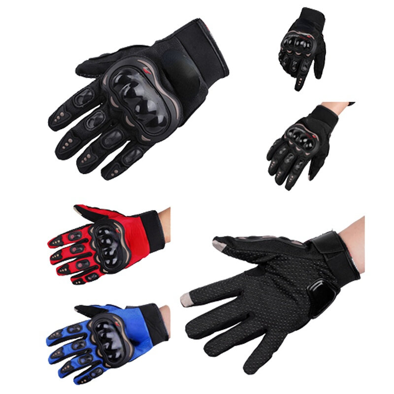 Motorrad handschuhe Herren Motorrad handschuhe atmungsaktive geschlossene Finger Renn handschuhe für Outdoor-Sport Cross bike fahren