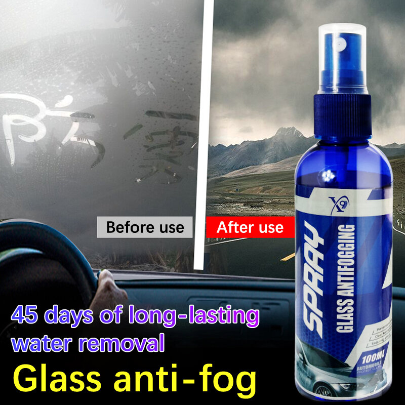 น้ำยาเคลือบกระจกกันหมอกสำหรับติดภายในรถยนต์สเปรย์ไล่หมอกกันฝนกันน้ำกระจกอุปกรณ์เสริมรถยนต์