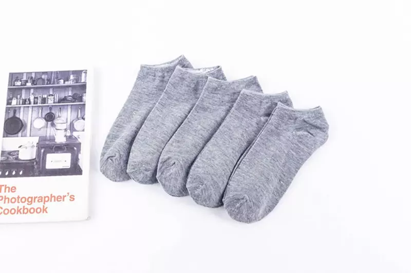 Calcetines de algodón con calefacción eléctrica para hombre, calcetín oculto, boca poco profunda, suministro de gama baja, envío nuevo