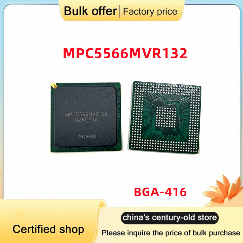 Оригинальный MPC5566MVR132 BGA-416 MPC5566MZP132 MPC5566M MPC5566 Автомобильная компьютерная плата, широко используемая, неисправная интегральная схема