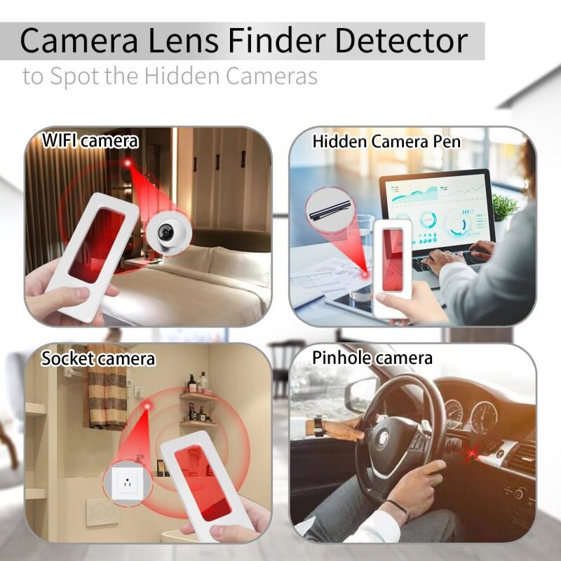 Rilevatore Anti-telecamera/anti-registrazione finestra grande 360 ° rilevamento scansione 3D telecamera Pinhole/dispositivo di ascolto per auto d'albergo ecc