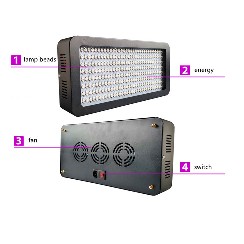LED Lights UV Glue Curing Violet Lamp 3000W 110V 220V  Resin Curing Light For 3D Printer Photosensitive Accessories