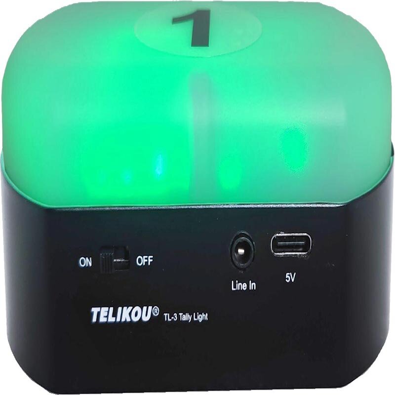 TELIKOU TX-10 | Беспроводной переключатель с несколькими камерами и дистанционным управлением системы Tally для прямой трансляции видео или трансляции через интерфейс BMD