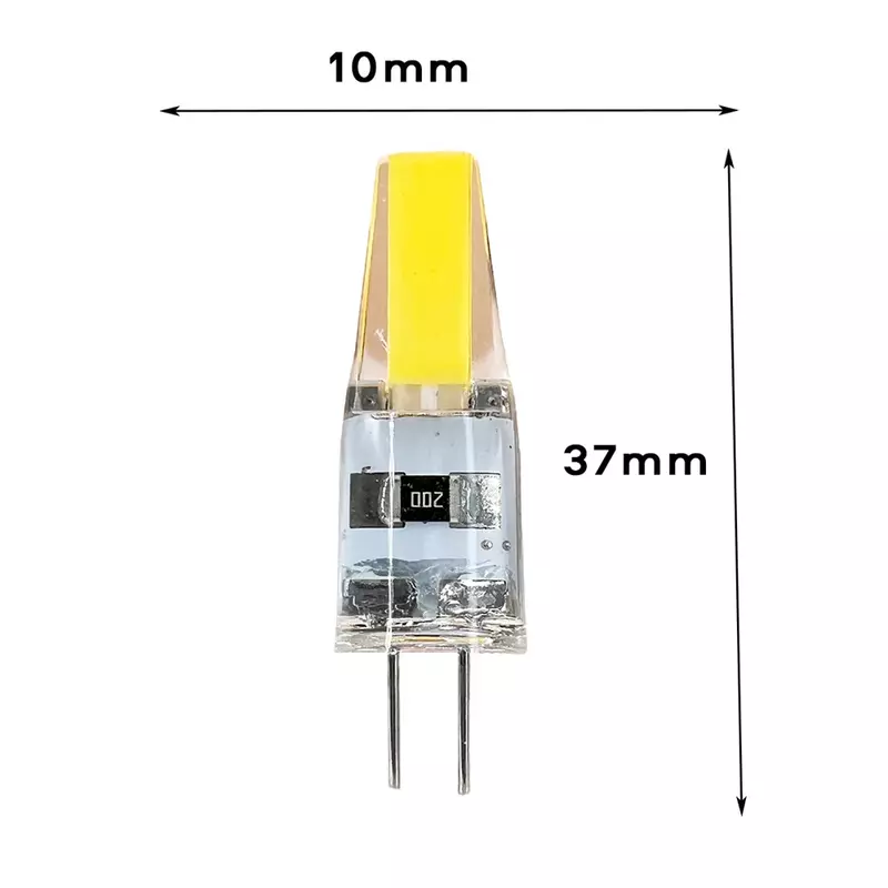 10x Mini G4 LED COB Lamp 6W Bulb Dimmable AC DC 12V 220V Candle Lights Replace 45W Halogen for Chandelier Spotlight White