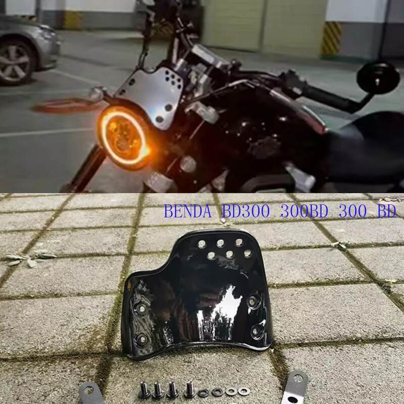 Escudo de protección para parabrisas de motocicleta, accesorio para BENDA BD300 300BD 300 BD, novedad