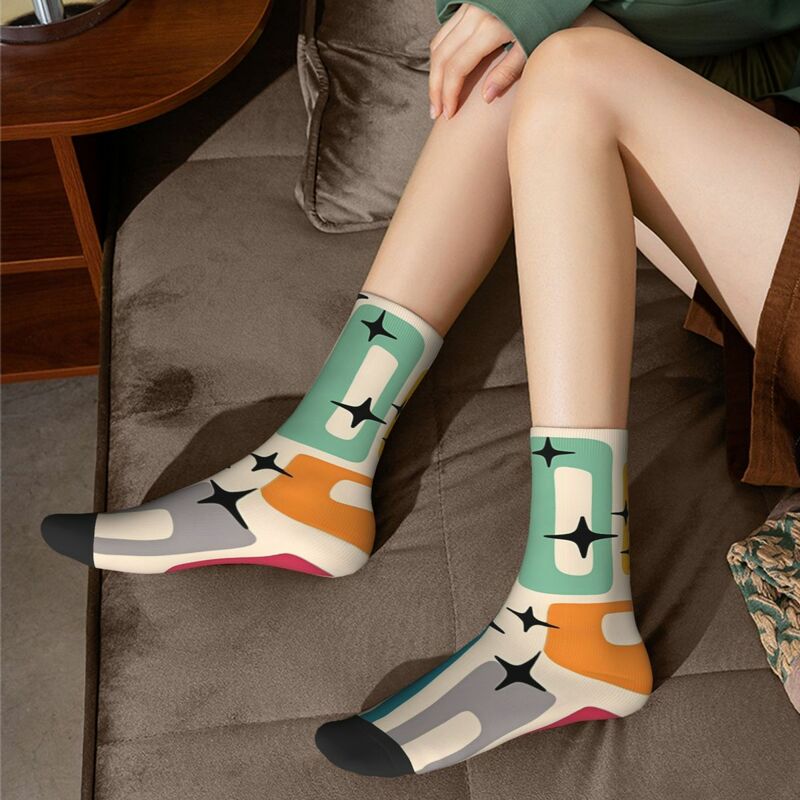 Счастливые мужские носки Ретро среднего века современные абстрактные узоры ретро Harajuku сумасшедшая Экипировка носки с принтом в подарок