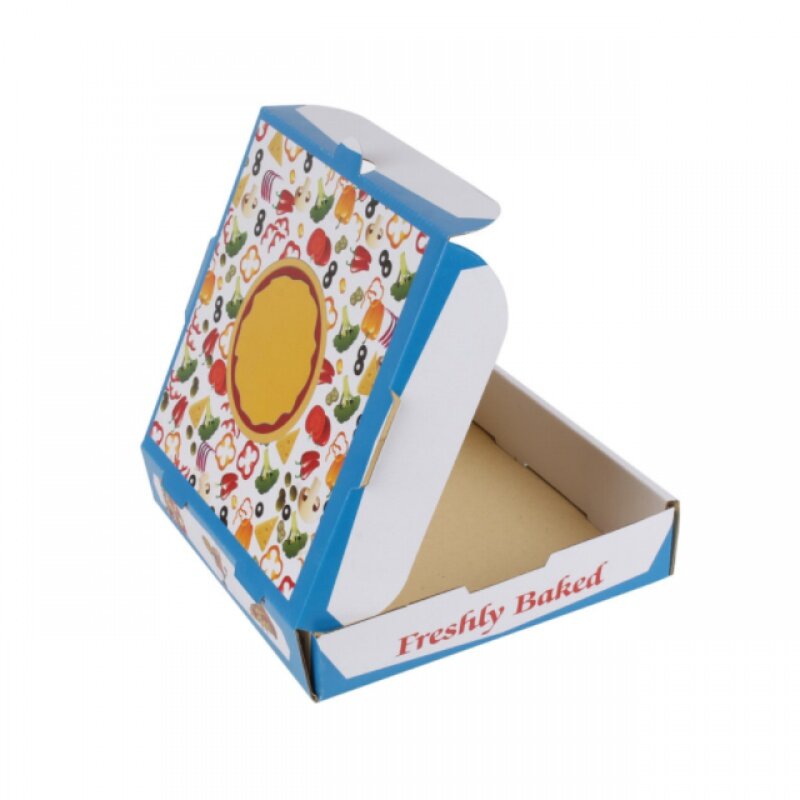 Customized productFancy design low price custom shaped corrugated reusable pizza box