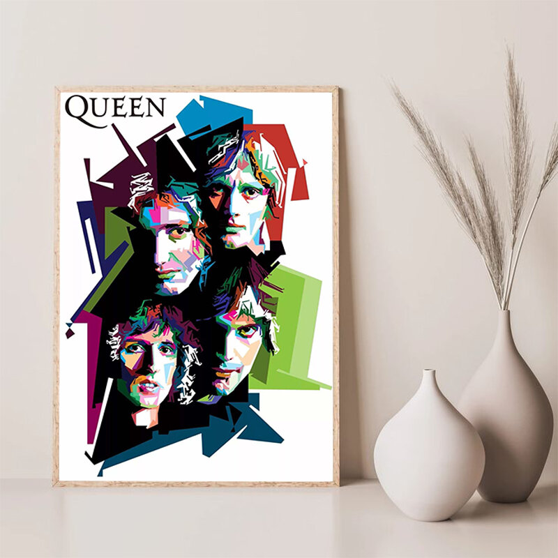 퀸 밴드 바 장식 그림, 벽 장식, 홈 장식, 캔버스 장식, 방 포스터 아트