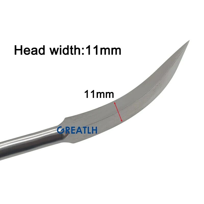 GREATLH kepala lebar 11mm Opener pembuka kuku lubang membuka autoklaf instrumen ortopedi