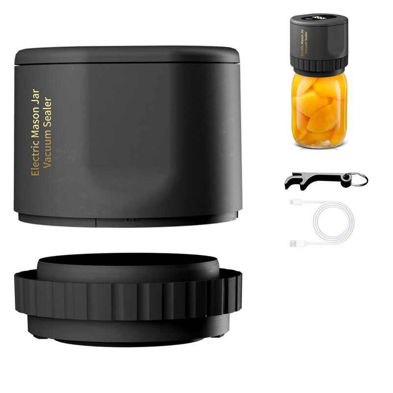 Jar Vacuum Sealer Set For Mason Jars With Can Lids, For Canning Jars Vacuum Sealing Machine Kit