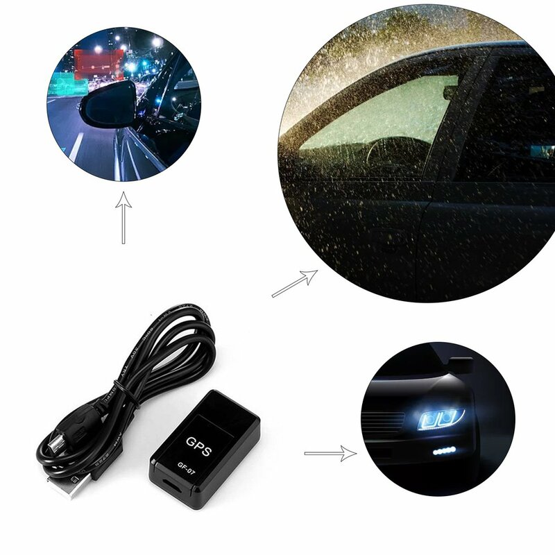 Rastreador GPS magnético para veículo, Dispositivo De Rastreamento Em Tempo Real, Localizador GF07, Dropshipping, Novo
