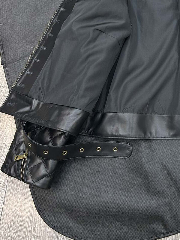 Cappotto di pelliccia colletto rialzato versione corta allentata del design monopetto caldo e confortevole 2023 inverno nuovo 1207