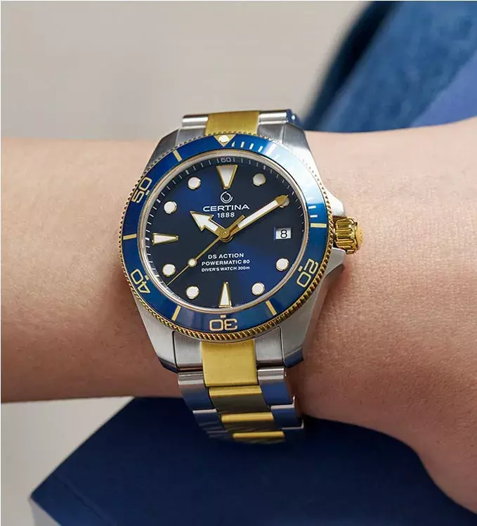 New Certina Sea Turtle Watch for Men Stainless Steel Quartz Men Watches Business Sports Watch Men Luxury Brand Waterproof Watch.