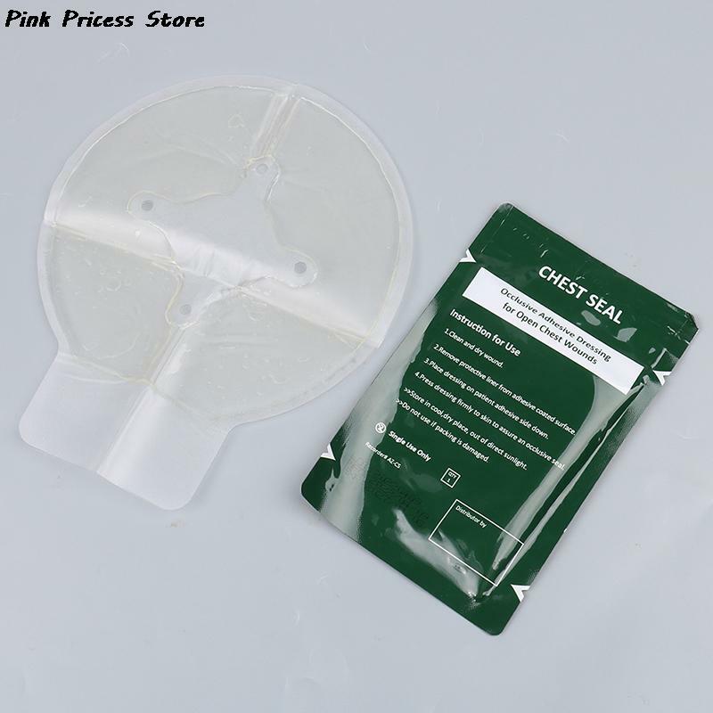1PCS Safety Survival Emergency Trauma Sticker Chest Seal Vented First Aid Patch Outdoor Tool