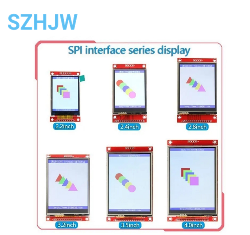 1pcs SPI port série seriesctouch 2.2/2.4/2.8/3.2/3.5/4.0 pouces TFT LCD écran module pour stm32 Conseil de Développement arduino