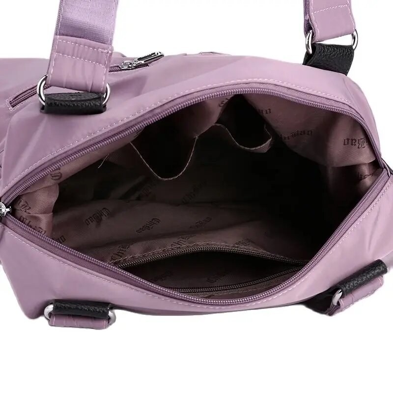 2024 Fashion Single Shoulder Handbag For Women Travel Large Capacity Tote Bag Ladies Multi-pocket Shopping Square Messenger Tote