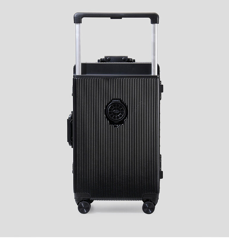 (028) valigia da 20 pollici con telaio in alluminio per bagagli per studenti maschi e femmine