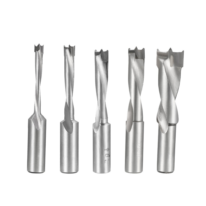 Brad Point Wood Drill Bits Left Turning Carbide for Woodworking Carpentry Drilling Tool for Drilling Hardboard Plywood Chipboard