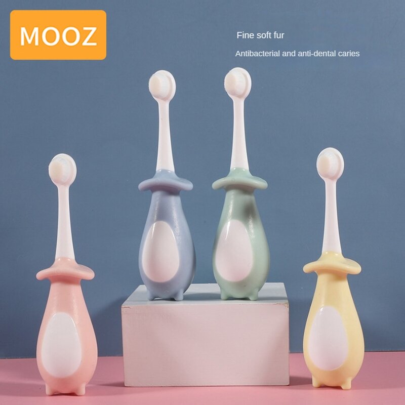 MOOZ Children's Soft Toothbrush 1-2Y Children 1 Years and Older Caries Prevention Breastfeeding Period Tooth Brush  CXH007