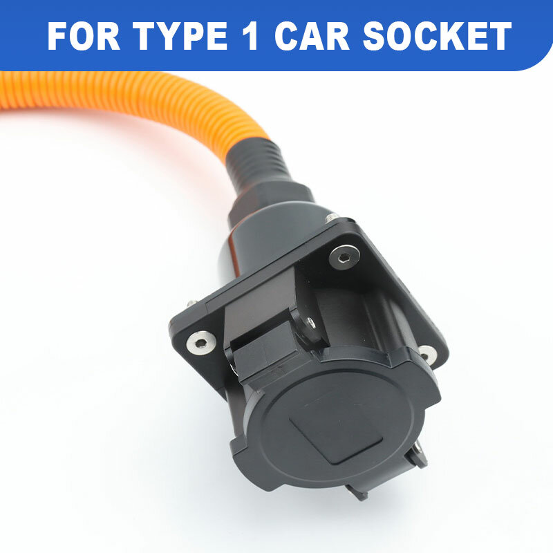 Тип 1 разъем SAE J1772 EV разъем 32A 50A 80A с кабелем 0,5 метра зарядное устройство для электромобиля EV AC зарядная розетка EVSE