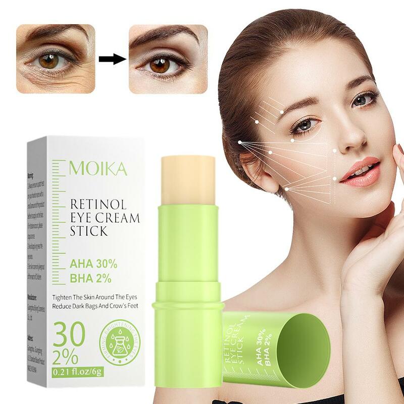 Retinol Anti-wrinkle Eye Cream Anti Puffiness Remove Line Eye Stick Whitening Fine Dark Skin Bags Moisturizing Circles Care D4M8