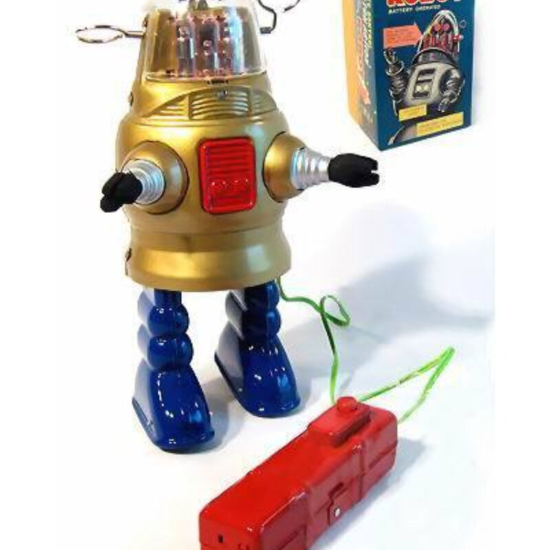 TR2051 الكهربائية اسطوانة روبوت الكبار جمع اللعب الإبداعية هدية الحديد اللعب بالجملة