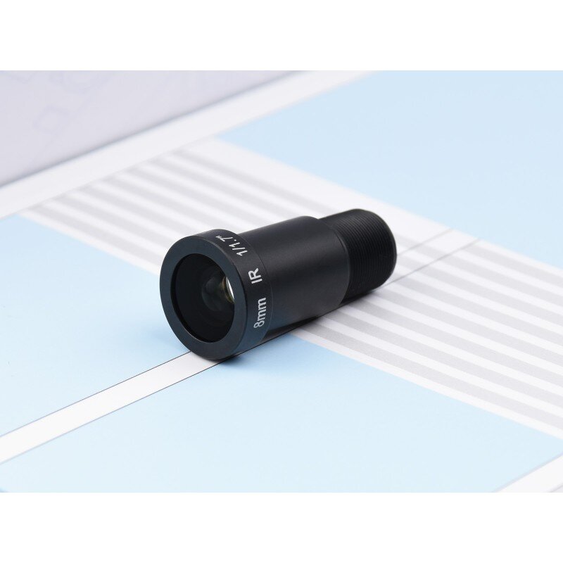Waveshare M12 High Resolution Lens, 12MP, 69.5° FOV, 8mm Focal length, Compatible with Raspberry Pi High Quality Camera M12