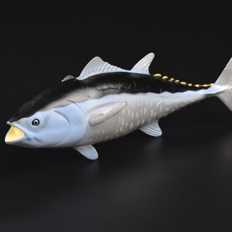 시뮬레이션 참치 물고기 인지 모형 인식 인공 장식품, 장난감 피규어, 동물 현실적인 공예