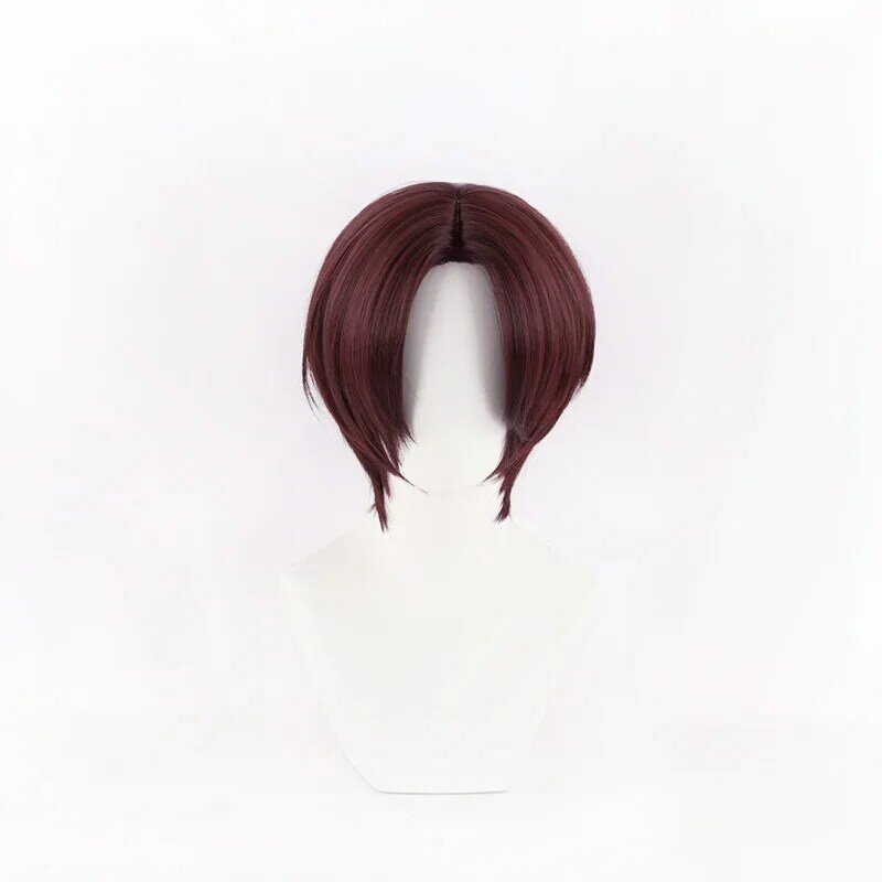 Парик для костюма хаато Suo из аниме «ветровка», термостойкие синтетические парики унисекс средней длины для косплея, аксессуар на Хэллоуин