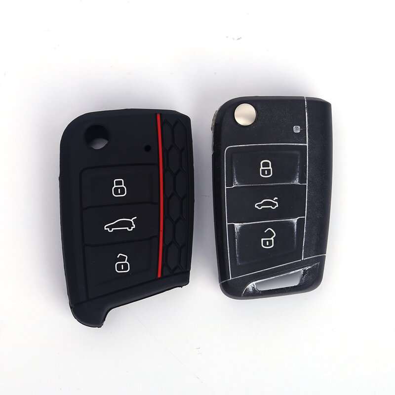 Hot Sale Silicone Car Key Case High Quality Car Key Cover Silicone Universal Protective Key Cover For Car