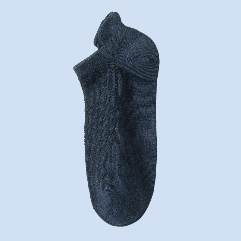 Calcetines deportivos de malla fina para hombre, medias náuticas de algodón, transpirables, absorbentes del sudor, de talla grande, 5/10 pares