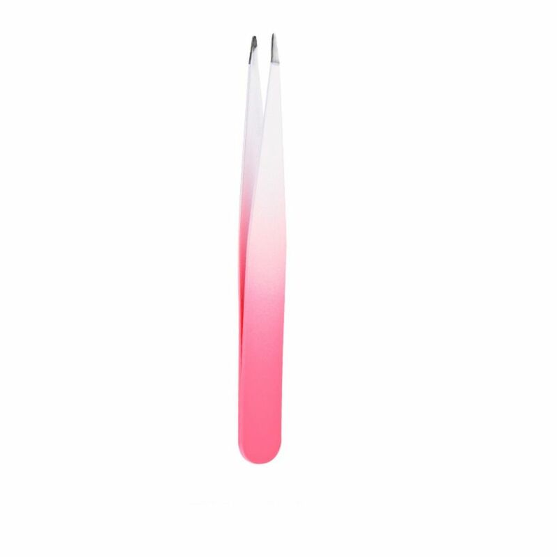 Stainless Steel Eyebrow Pliers Multipurpose Hair Removal Oblique Mouth Tip Face Hair Removal Colorful Makeup Tool Make Up