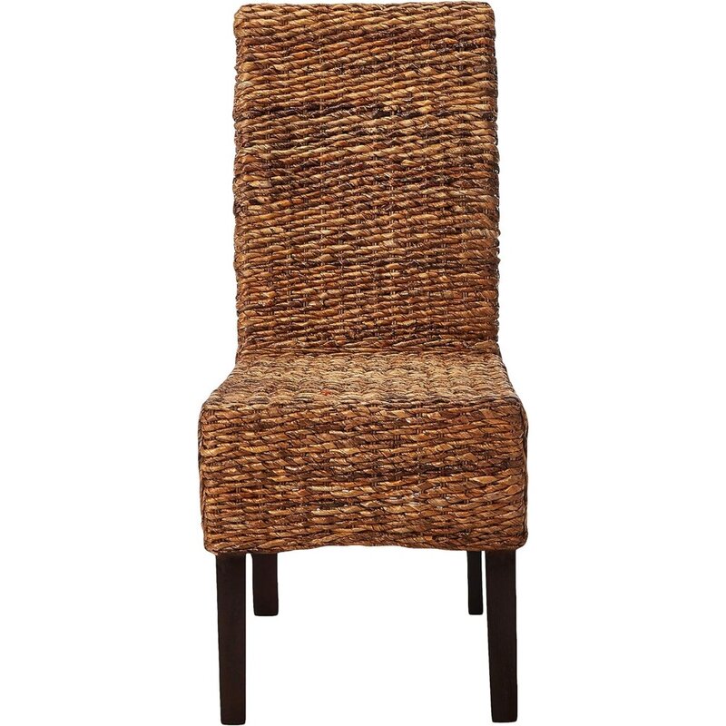 Домашняя Коллекция Safavieh Avita натуральный Плетеный 18-дюймовый обеденный стул (набор из 2)