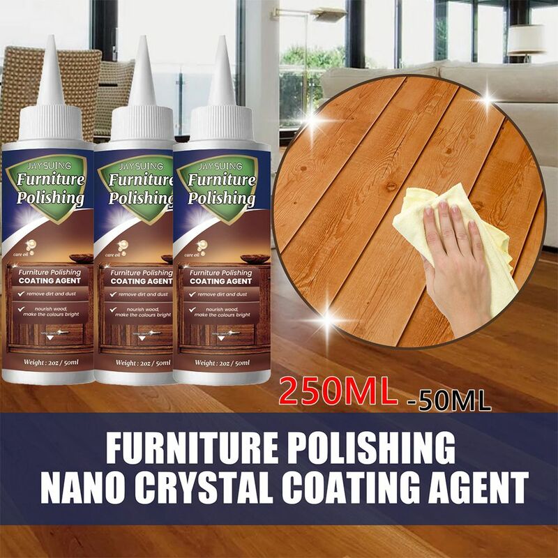 250-50ml Marble Polishing Restoration Agent Long-lasting Protection Hydrophobic Polish Coating Agent for Tiles Wooden Furniture