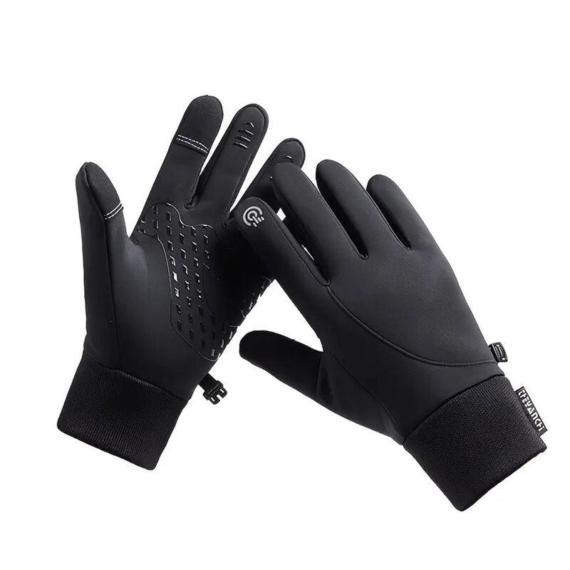 Водонепроницаемые теплые перчатки для велоспорта, Нескользящие дышащие теплые перчатки для активного отдыха