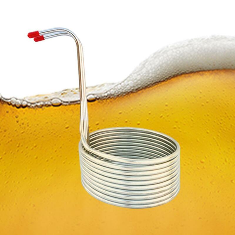 คอยล์เย็นสแตนเลสสำหรับการระบายความร้อนเบียร์ง่าย