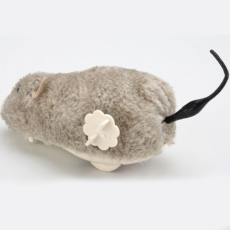 Wind Up Mouse Mini Jumping Pluche Muizen Realistisch uitziend huisdier voor kinderen
