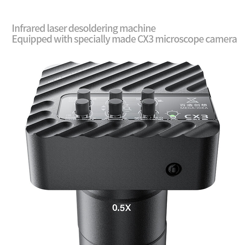 QIANLI MEGA-IDEA dissaldatrice Laser a infrarossi intelligente con microscopio per strumenti di riparazione della scheda madre di manutenzione più rapida