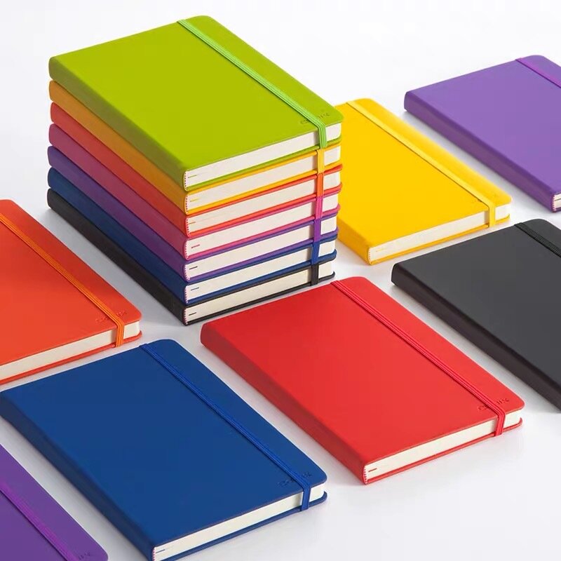 A5 A6 rosso blu rilegatura elastica creativa Business Office Notebook Book studente diario blocco note cancelleria per ufficio