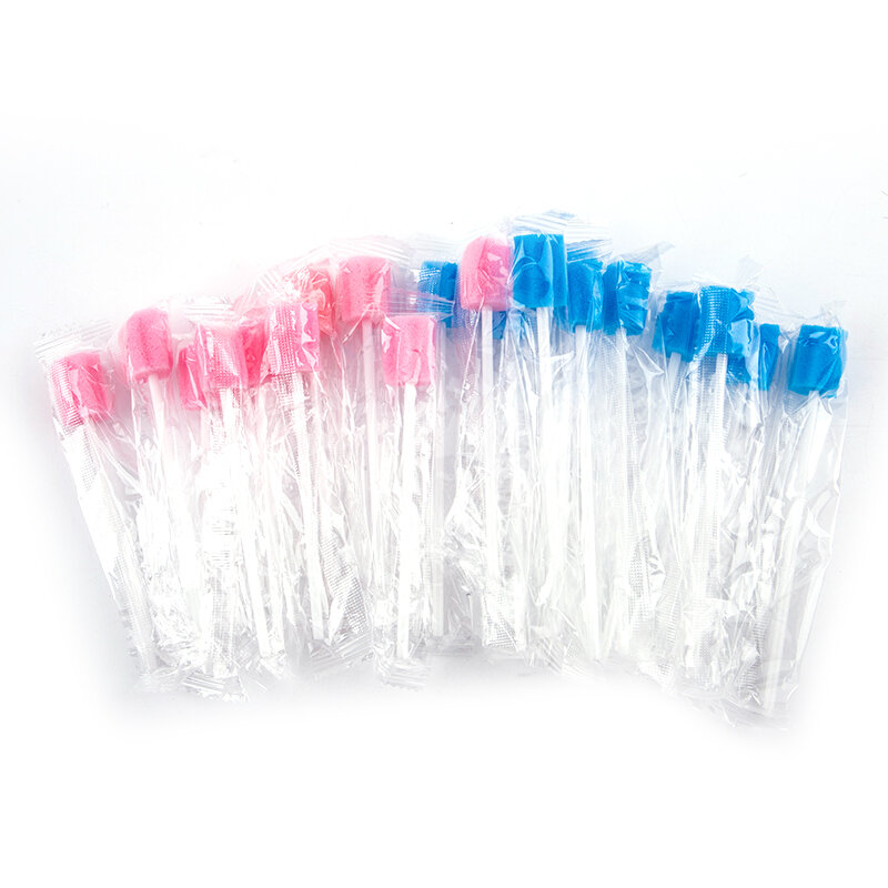 10 pz/set tamponi Spong monouso per l'igiene orale tamponi dentali sterili non aromatizzati tamponi per tamponi dentali sterili