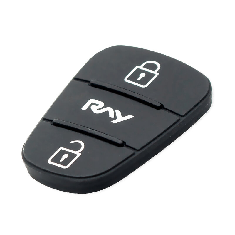 KEYYOU-funda para llave de coche, almohadillas de goma para Hyundai I30 IX35 Kia K2 K5 PRIDE BONgo RNY PORTER, 3 botones, Flip, plegable, remota