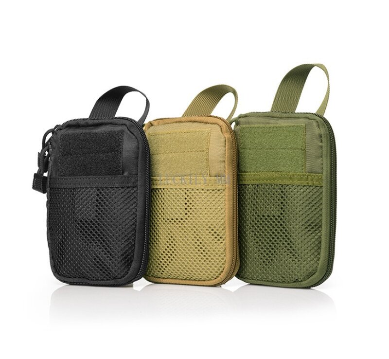 Nylon Tactical EDC Molle Pouch, Pequeno Pacote de Cintura, Hunting Bag, Bolso para iPhone 6, 7, Samsung, Outdoor Sport Bags, 1000D