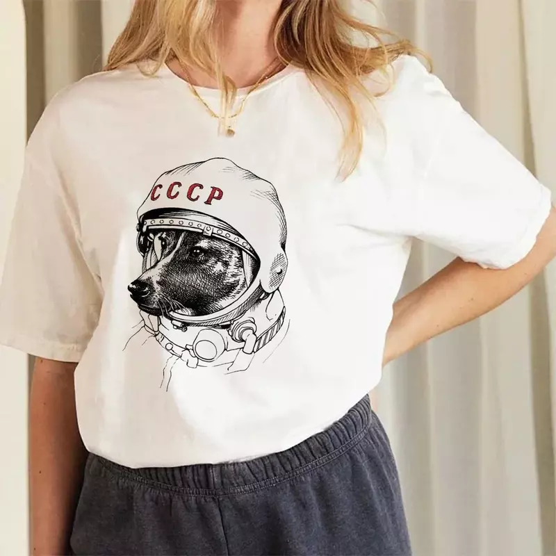 T Shirt Cute Dogs Kawaii Women Clothes Letter Printed T-shirt Summer Fun Casual Comfortable Round Neck Top Women Girls Gift