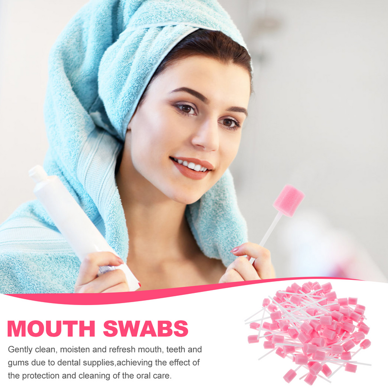Bastoncillos de limpieza para el cuidado bucal, palillos de dientes desechables, varita, cabezal de varita