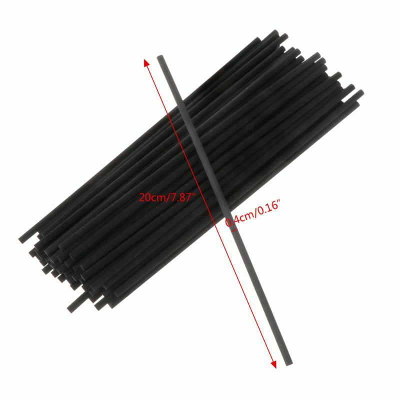 50Pcs 20cmx4mm Fiber Sticks Diffuser Volatile Rod for Home A0NC