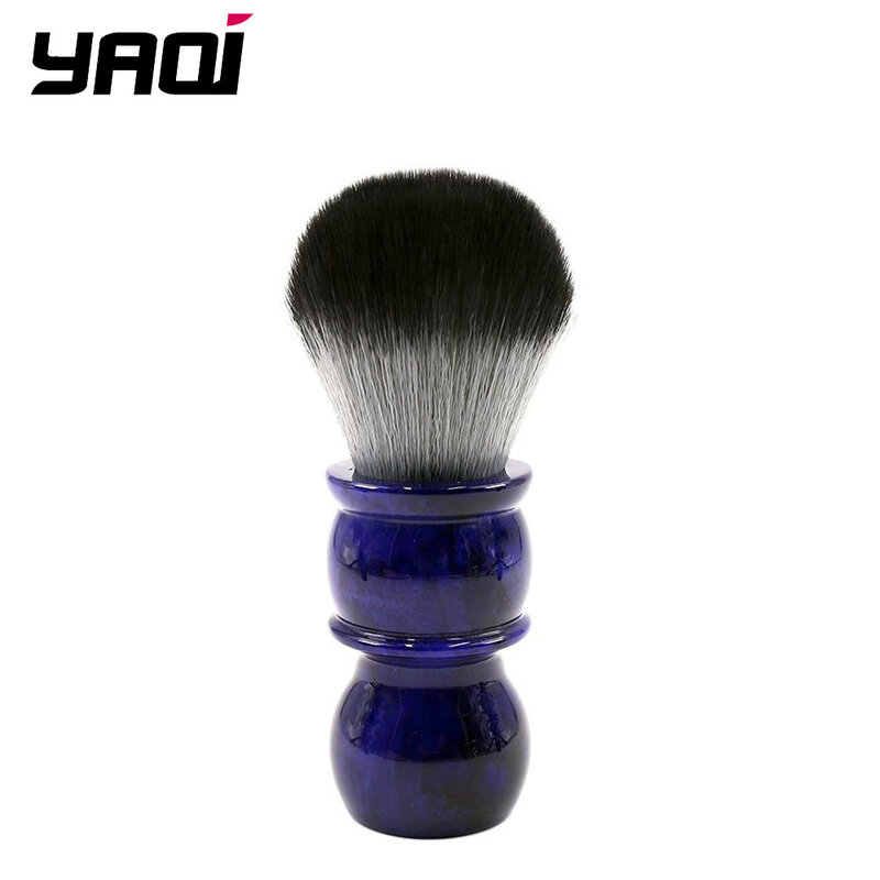 Yaqi 26mm madeira lobo cor sintético cabelo masculino molhado escova de barbear